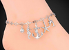 Sea Shell Dolphin Personalized Anklets