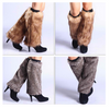 Women Winter warm boots high socks/Leg Warmers furs Boots