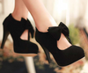 Women Pumps Spring Summer Autumn Bowtie Shoes