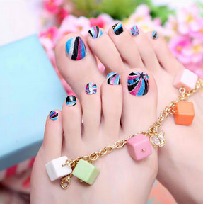 New Toe 08# Nail Art Nail Sticker For Ladies