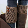 Autumn Winter Short Hollow Boot Cuff Knitting Boot Socks Gaiter