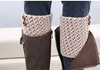 Autumn Winter Short Hollow Boot Cuff Knitting Boot Socks Gaiter