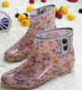 New Fashion Women Rain Boots Ladies Short Rain Shoes Slip Resistant