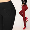 Female Oversized High Waisted Trousers Elastic Pencil Pants